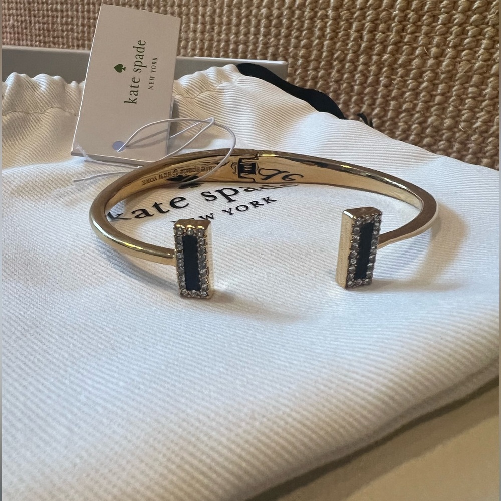 Kate Spade Gold and Black Bracelet